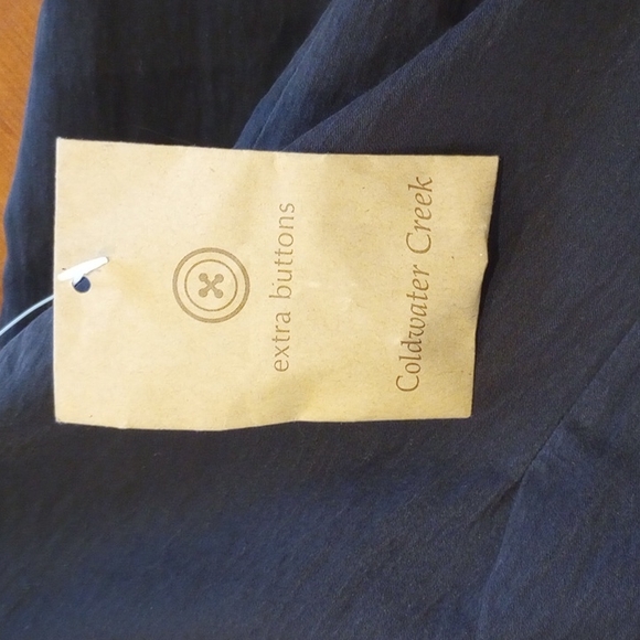 REDUCED!!Coldwater Creek Embellished Jacket Size:10P Color:Black NWOT - Picture 15 of 16
